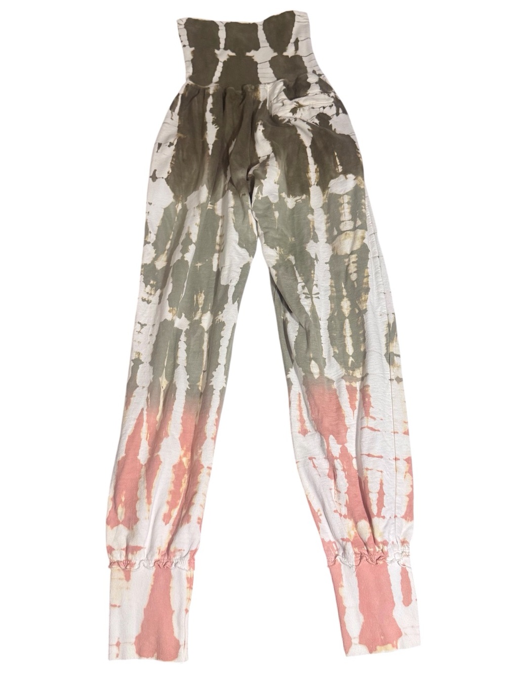Young Fabulous & Broke Size Medium Tie Dye Joggers Pants Boho High Rise Lounge - Picture 5 of 7